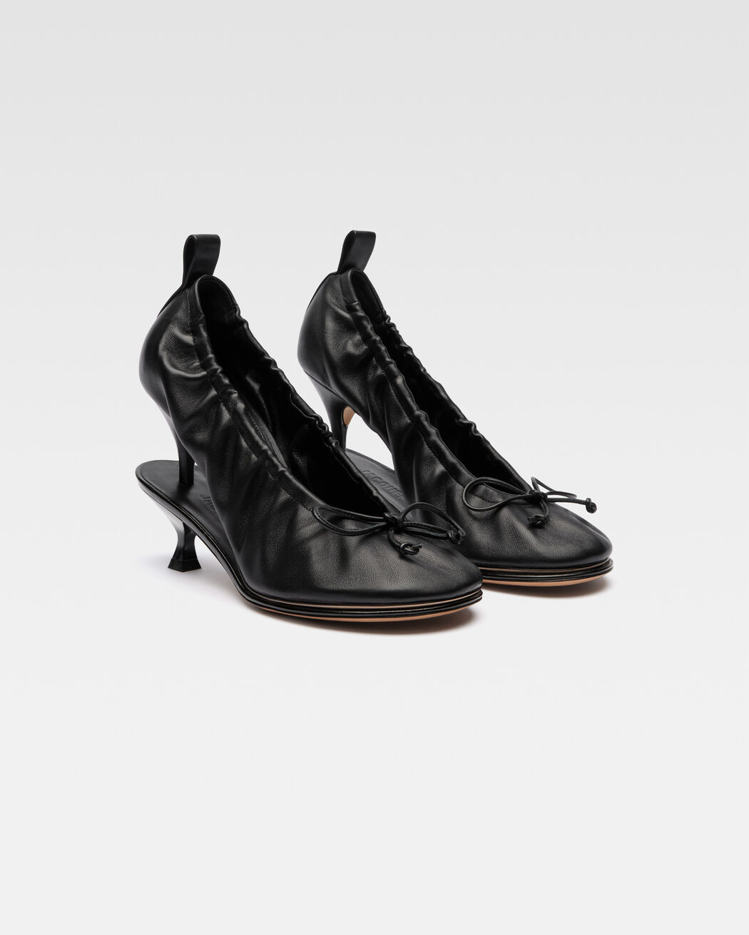 The double ballerina heels jacquemus the double ballerina heels
