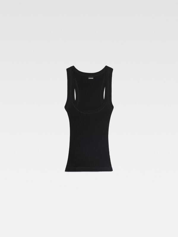 بلوزة Le Débardeur Gros Grain jacquemus تي شيرت le d bardeur gros grain