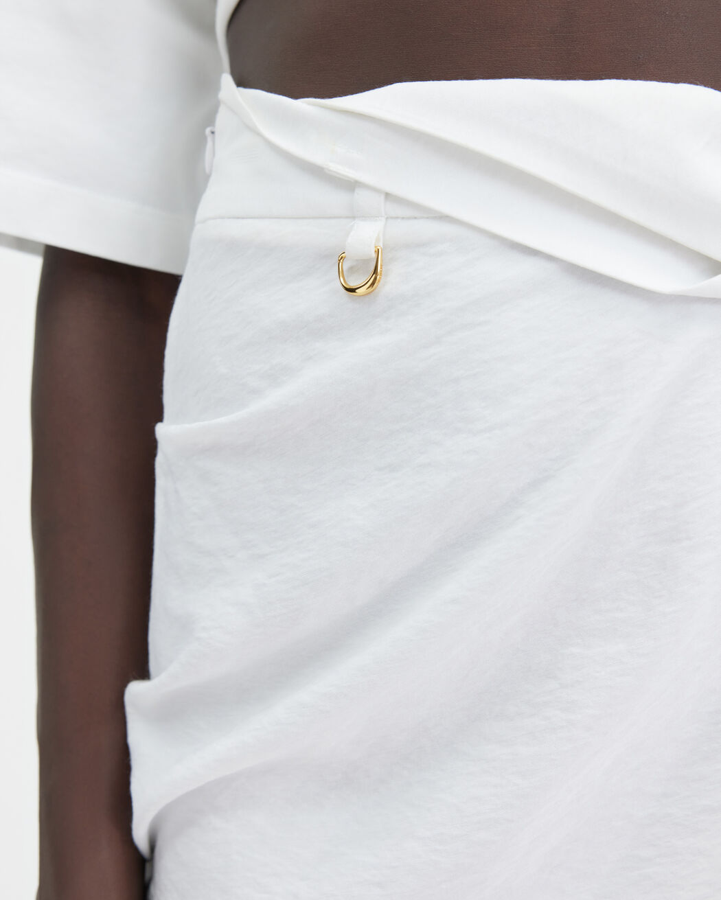 The Saudade mini skirt jacquemus the saudade mini skirt